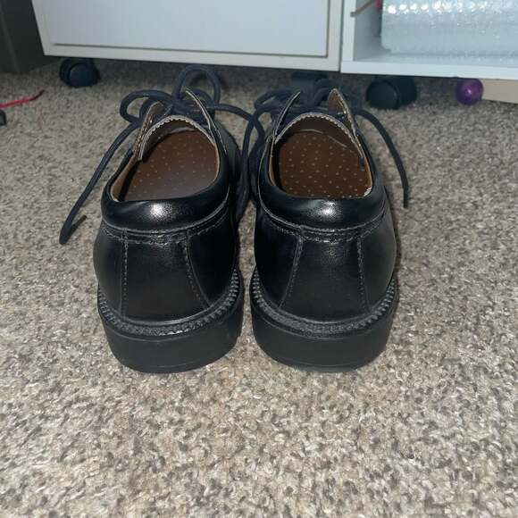 Dockers Men's Gordon Leather Cap Toe Oxford Dress Shoes Black - Picture 3 of 7